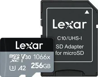 Lexar microSDXC LMS1066256G-BNANG 256GB (с адаптером)