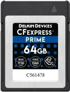 Delkin Devices CFexpress Prime 64GB