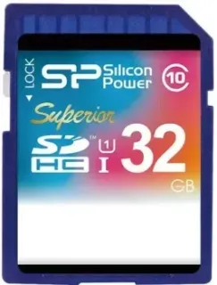 Silicon-Power SDHC Superior UHS-1 (Class 10) 32 GB (SP032GBSDHCU1V10)