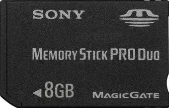Sony Memory Stick PRO Duo MSX-M8GST 8GB
