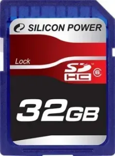 Silicon-Power SDHC Class 6 32 Гб (SP032GBSDH006V10)