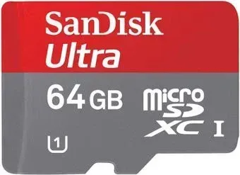 SanDisk Ultra microSDXC UHS-I (Class 10) 64GB (SDSDQUA-064G-U46A)