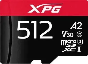 ADATA XPG microSDXC AUSDX512GUI3XPGA2-R 512GB