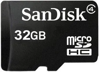 SanDisk microSDHC (Class 4) 32GB (SDSDQM-032G)