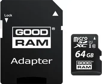 GOODRAM M1AA microSDXC M1AA-0640R12 64GB (с адаптером)