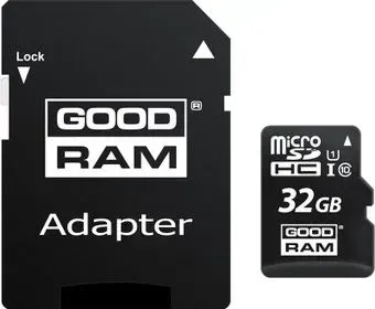 GOODRAM M1AA microSDHC M1AA-0320R12 32GB (с адаптером)