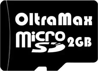 OltraMax microSD 2GB [OM002GCSD-W/A-AD]