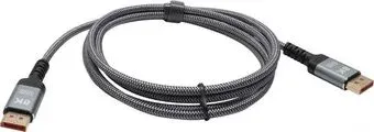 AOPEN ACG630-1.5 DisplayPort - DisplayPort (1.5 м, серый/черный)
