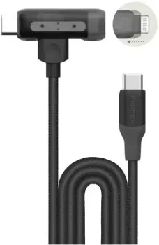 Momax DL56D 1-Link Flow Duo USB Type-C - Lightning/USB Type-C (1.5 м, черный)