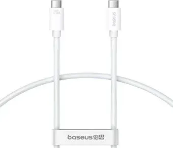 Baseus Superior Series 2 USB4 Full-Function Fast Charging Cable 240W USB Type-C - USB Type-C (1 м, белый)