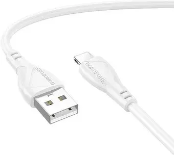 Borofone BX121 USB Type-С - Lightning (1 м, белый)
