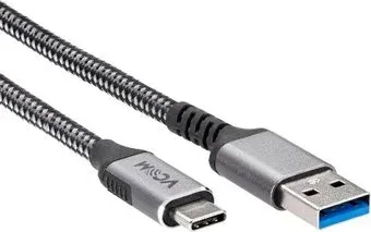 VCOM CU401M-1M USB 3.2 Gen2 Type-A - USB 3.1 Type-C (1 м, черный)