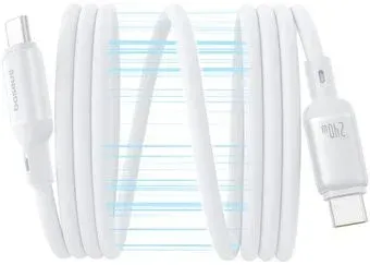 Baseus PicoGo USB Type-C - USB Type-C (1 м, белый)