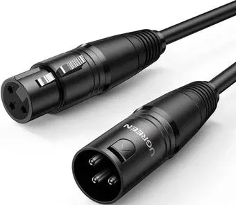 Ugreen AV130 XLR - XLR (5 м, черный)