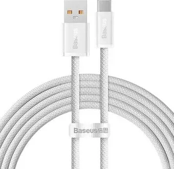 Baseus Dynamic Series Fast Charging Data Cable 100W USB Type-A - USB Type-C (2 м, белый)