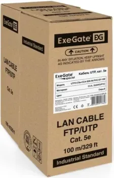 ExeGate Special UTP4-C5e-CCA-S26-IN-PVC-GY-100 UTP