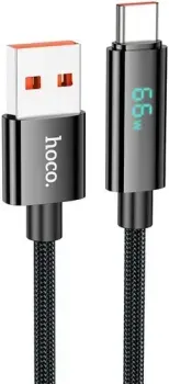 Hoco U125 USB Type-A - USB Type-C (1.2 м, черный)