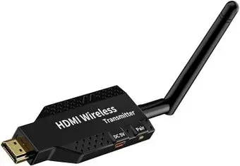 USBTOP Передатчик HDMI по Wi-Fi до 50 метров, активный, FullHD 1080p, (черный)