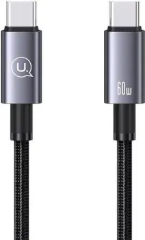 Usams US-SJ678 USB Type-C - USB Type-C (0.25 м, черный)