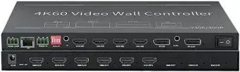USBTOP HDMI /DisplayPort 4K@60Hz UltraHD до 6 экранов 559402 (черный)