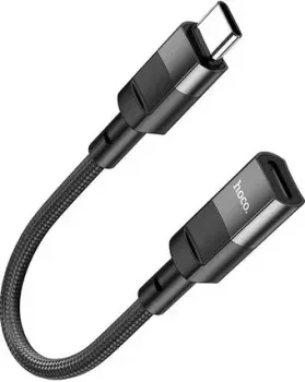 Hoco U107 USB Type-C - Lightning (10 см, черный)