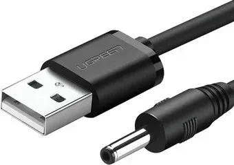Ugreen US277 USB 2.0 Type-A - DC 3.5 мм 10376 (1 м, черный)