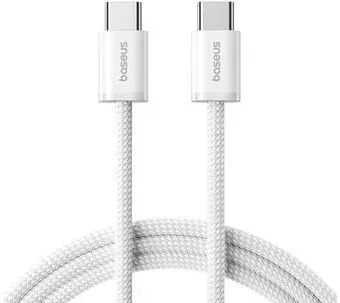 Baseus Dynamic 4 Fast Charging Data Cable USB Type-C - USB Type-C (1 м, белый)