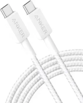 Anker PowerLine 322 A81F7 USB Type-C - USB Type-C (3 м, белый)