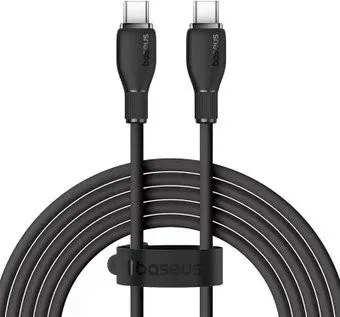 Baseus Pudding Series Fast Charging Cable 100W USB Type-C - USB Type-C (2 м, черный)