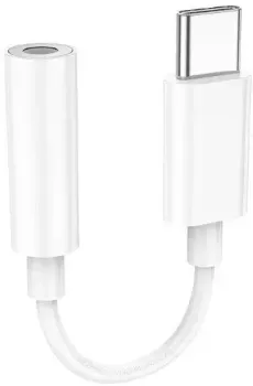 Hoco LS35 USB Type-C - 3.5 jack (белый)