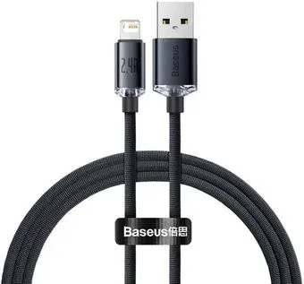Baseus CAJY000001 USB Type-A - Lightning (1 м, черный)