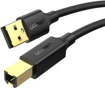 Ugreen US135 USB Type-A - USB Type-B (1 м, черный)
