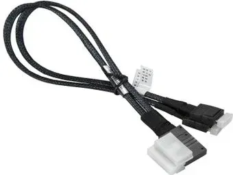 Supermicro Slimline SAS x8 to 2x OCuLink (x4) 36 см