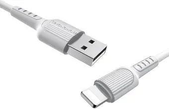 Borofone BX16 Lightning 1 м (белый)