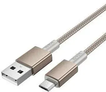 Hoco X119 USB Type-A - microUSB (1 м, золотистый)