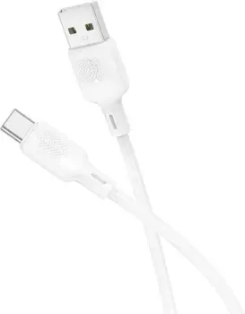 Borofone BX113 USB Type-A - USB Type-C (1 м, белый)