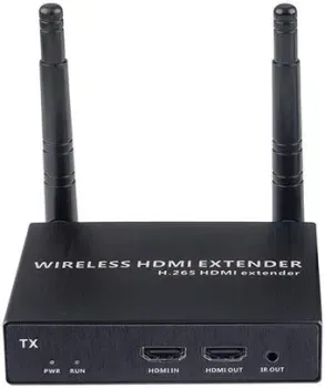 USBTOP Передатчик HDMI по Wi-Fi до 200 метров, активный, FullHD 1080p, (черный)