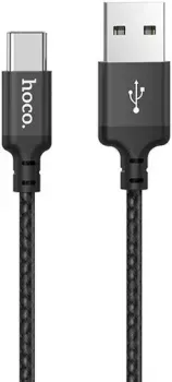 Hoco X14 USB Type-A - USB Type-C (1 м, черный)