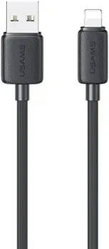 Usams US-SJ694 USB Type-A - Lightning (2 м, черный)
