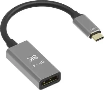 VCOM CU480M USB Type-C - DisplayPort (0.15 м, серый)
