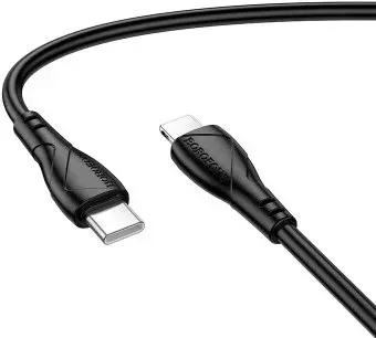 Borofone BX121 USB Type-С - Lightning (1 м, черный)