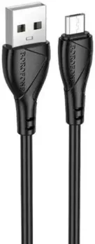 Borofone BX121 USB Type-A - microUSB (1 м, черный)