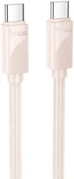 Hoco X114 60W USB Type-C - USB Type-C (1 м, розовый)