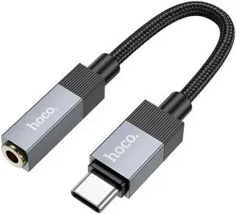 Hoco UPA32C USB Type-C - 3.5 mm Jack (0.15 м, черный)