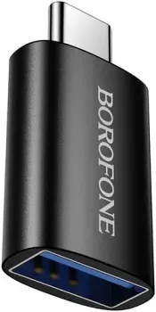 Hoco BV26C USB Type-C - USB Type-A (черный)