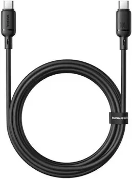 Baseus Silky Series Fast Charging Cable 100W USB Type-C - USB Type-C (2 м, черный)