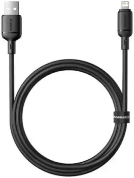 Baseus Silky Series Fast Charging Cable USB Type-A - Lightning (2 м, черный)
