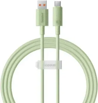 Baseus Habitat Series Fast Charging Cable 100W USB Type-A - USB Type-C (2 м, зеленый)