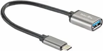 Telecom TC409M USB Type-A - USB Type-С (0.2 м, серый)