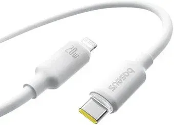 Baseus Foamed Silicone Fast Charging 20W USB Type-С - Lightning (1 м, белый)